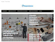 Tablet Screenshot of 1dependance.fr